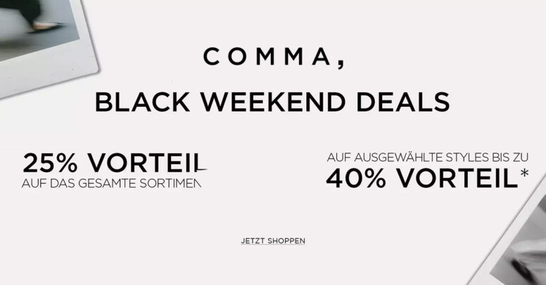 comma Black Friday 2025