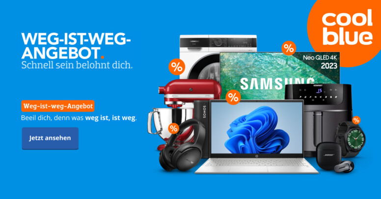 coolblue Black Friday 2023 weg ist weg