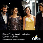 Entdecke jetzt die Black Friday Week Angebote von Costa Kreuzfahrten