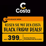 Costa Kreuzfahrten Black Friday 2023