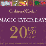 Spare 20% bei den Magic Cyber Days im Online-Shop von Crabtree & Evelyn!