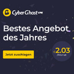 CyberGhost Black Friday 2022