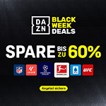 DAZN Black Week Deals: Spare jetzt bis zu 60 Prozent