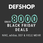 Über 8000 Black Friday Deals mit bis zu 65% Rabatt bei Defshop