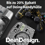 Bis zu 20% Rabatt auf deine personalisierte Handyhülle bei DeinDesign