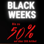 Black Weeks bei Delife: Spare bis zu 50% auf über 300 Artikel