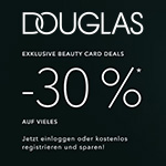Exklusive 30% Rabatt mit der Douglas Beauty Card