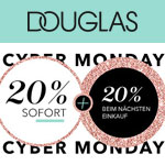 Cyber Monday bei Douglas – Sicher dir 20% sofort und weitere 20% für deinen nächsten Einkauf