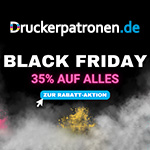 Black Friday bei Druckerpatronen.de – Nur heute: 35% auf ALLES!
