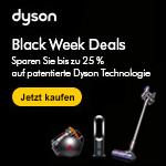 Black Week Deals von Dyson: Spare bis zu 25% auf patentierte Dyson Technologie