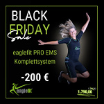 Black Friday Sale bei eaglefit:  200 EURO auf PRO EMS System