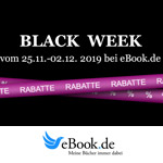 Spare jetzt bis zu 50% mit den Black Week Angeboten auf eBook.de