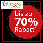 Spare bis zu 70% mit den Black Week Rabatten von Edumero