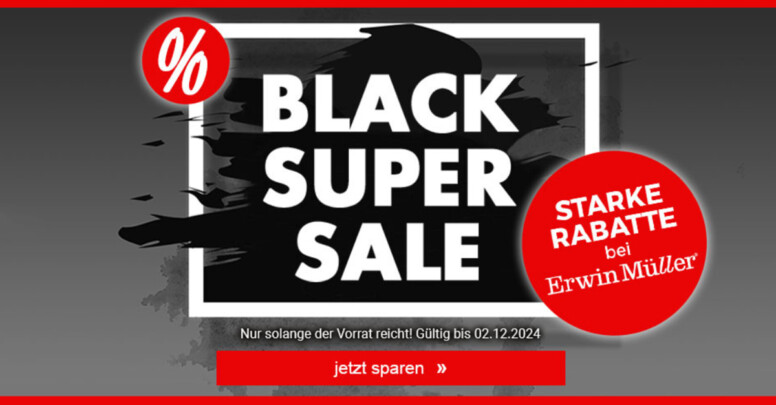 Erwin Müller Black Friday 2024