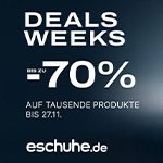 Deals Weeks bei eschuhe.de: Bis zu 70% auf Tausende Produkte