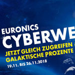 Euronics Cyberweek – Jetzt zugreifen und intergalaktische Prozente sparen