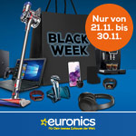 Black Week bei Euronics – Sicher dir jetzt eines der zahlreichen Angebots-Highlights