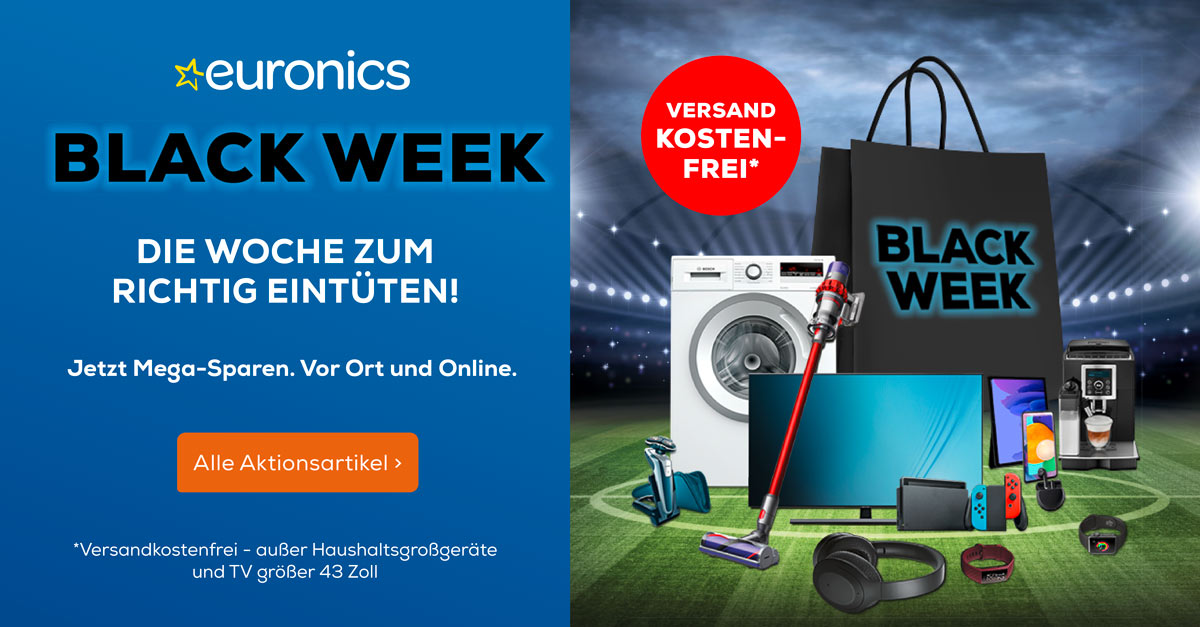 EURONICS Black Week Jetzt MegaSparen. Vor Ort & Online BlackFriday.de