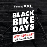 Black Bike Days bei Fahrrad XXL Sicher dir jetzt bis zu 50% Rabatt auf dein neues Zweirad