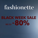 Black Week ist LIVE! Bis zu 80% Rabatt bei fashionette