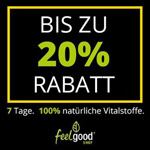 Jetzt bis zu 20% Rabatt auf Top-Produkte im Feelgood-Shop sichern!