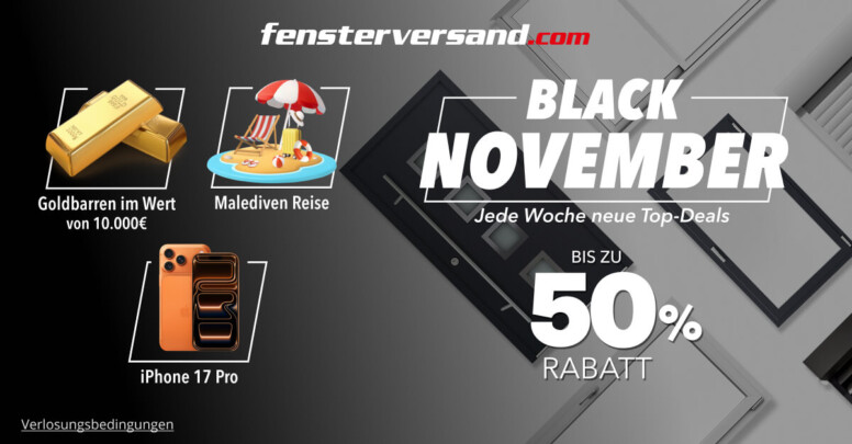 fensterversand.com Black Friday 2025