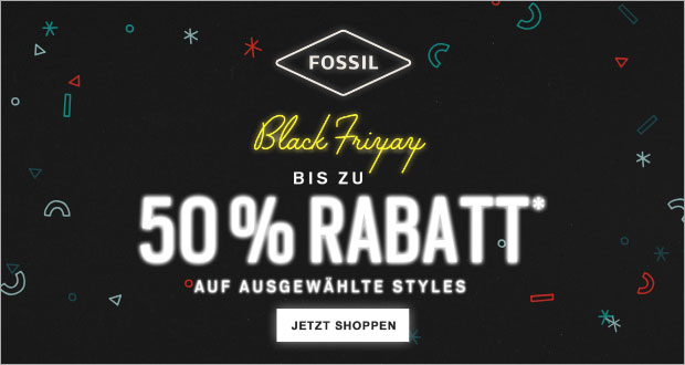 Fossil Black Friday 2018