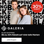 Galeria Black Shopping: Jetzt 30% sparen auf Fashion uvm.