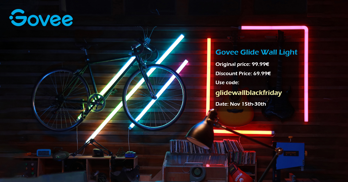 Sicher dir jetzt deine Govee Glide Wandleuchte zum Sparpreis
