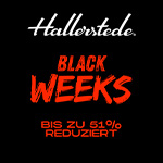 Black Weeks bei Hallerstede: Top Marken bis zu 51% reduziert + 3% Rabatt extra!