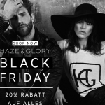 20% Rabatt auf die komplette Kollektion von Haze & Glory