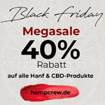 Jetzt zugreifen – Nur heute gibt es exklusive 40% Rabatt auf alle Hanf & CBD Produkte im Onlineshop von HempCrew