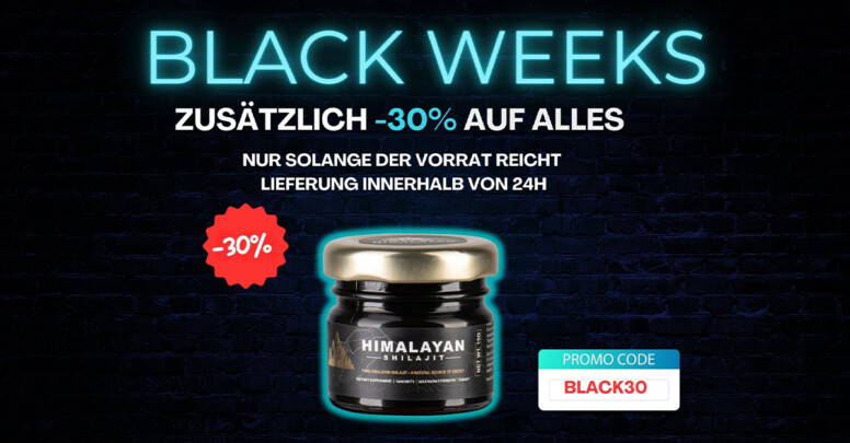 Himalayan Shilajit Black Friday 2025