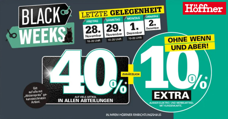 Höffner Black Friday 2025