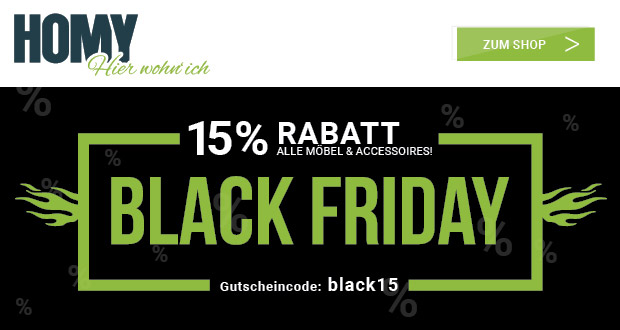 Homy Black Friday 2018