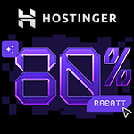 Hostinger Black Friday Sale – 80% Rabatt auf Webhosting
