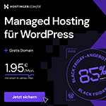 Hostinger Black Friday: WordPress Hosting + gratis Domain
