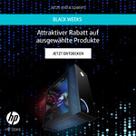 Black Weeks im HP Store mit attraktiven Rabatten auf ausgewählte Produkte