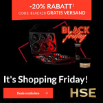 HSE Black Friday Shopping – Nur heute 20% Rabatt auf alles!