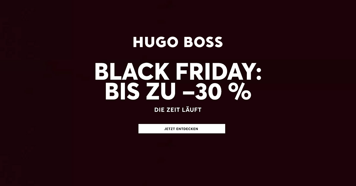Hugo boss black friday discount