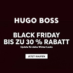 HUGO BOSS Black Friday: Bis zu  30% für deine Winter Looks