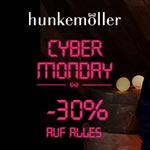 Cyber Monday bei Hunkemöller – Nur heute 30% Rabatt auf ALLES!