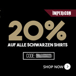 Black Metal Friday bei Impericon – 20% Rabatt auf alle schwarzen Shirts