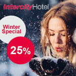 Sicher dir mit dem IntercityHotel Winter Special 25% Rabatt