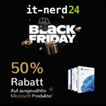 Black Friday bei it‑nerd24 – Jetzt bis zu 50% auf Software!