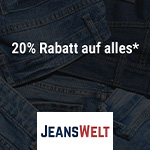 Jeans zum Schnäppchenpreis – 20% auf alles bei JeansWelt