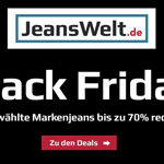 Großer Black Friday Jeans Sale mit bis zu 70% Rabatt auf Jeanswelt.de