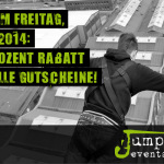 15% Rabatt auf alle Bungee Jumping Gutscheine von Jumper Events!