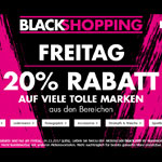 Black Shopping Freitag bei Karstadt, 20% Rabatt auf viele tolle Marken!