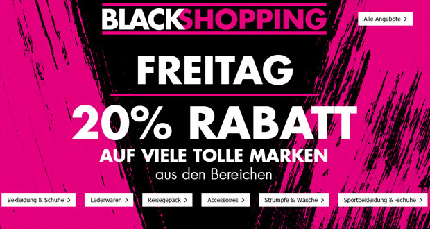 Karstadt Black Shopping Freitag 2017